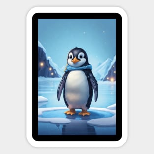 Cute Penguin Sticker